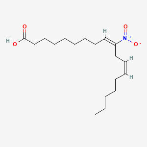 Chemical structure of 10-Nitrolinoleate