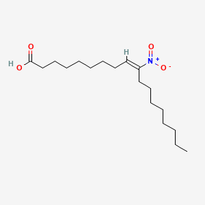 Chemical structure of 10-Nitrooleate