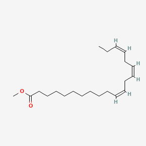 Chemical structure of Methyl (11Z,14Z,17Z)-eicosatrienoate