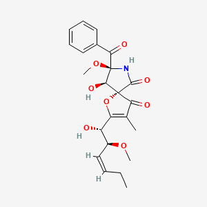 Chemical structure of 11-O-Methylpseurotin A