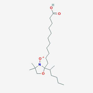 Chemical structure of 12-Doxylstearic Acid
