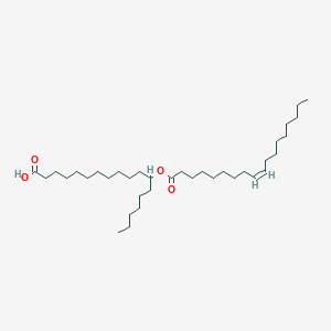 Chemical structure of 12-OAHSA