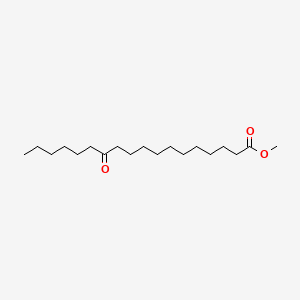 Chemical structure of 12-oxo Stearic Acid methyl ester
