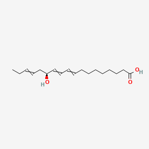 Chemical structure of 13(S)-HOTrE