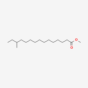 Chemical structure of Methyl 13-methylpentadecanoate