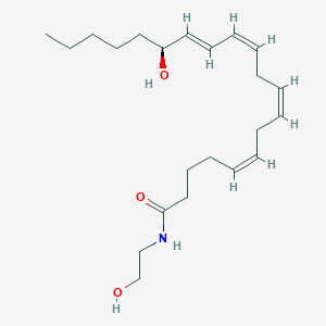 Chemical structure of 15(S)-HETE Ethanolamide