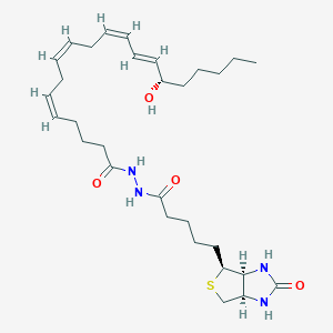 Chemical structure of 15(S)-HETE-biotin