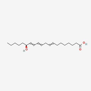 Chemical structure of 15(S)-HETrE