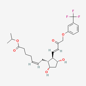 Chemical structure of 15-Keto travoprost