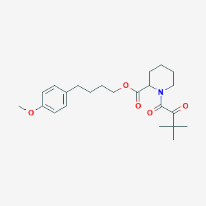Chemical structure of 16-phenoxy tetranor Prostaglandin F2α methyl amide