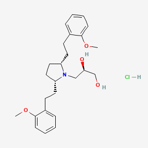 Chemical structure of 17-chlorophenyl trinor Prostaglandin F2α ethyl amide
