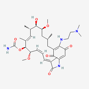 Chemical structure of 17-DMAG