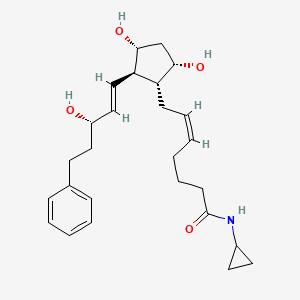 Chemical structure of N-Cyclopropyl Bimatoprost