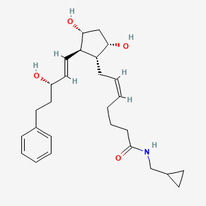 Chemical structure of N-Cyclopropyl Methyl Bimatoprost