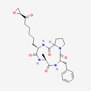 Chemical structure of 1-Alaninechlamydocin