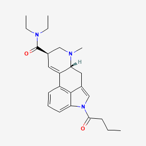 Chemical structure of 1B-LSD (solution)