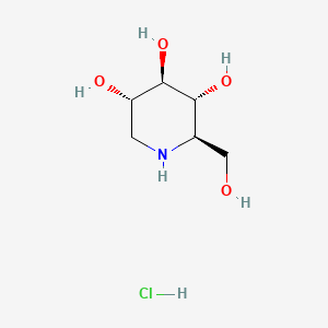 Chemical structure of 1-Deoxynojirimycin Hydrochloride