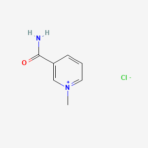 Chemical structure of 1-Methylnicotinamide (chloride)