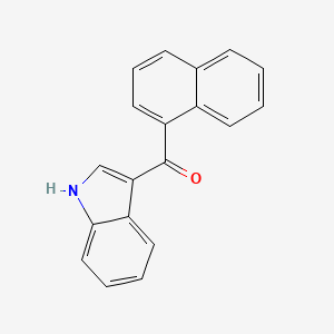 Chemical structure of 3-Naphthoylindole