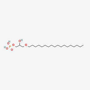 Chemical structure of 1-Octadecyl-glycero-3-phosphate