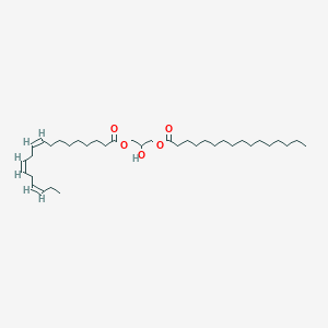 Chemical structure of 1-Palmitoyl-3-Linolenoyl-rac-glycerol