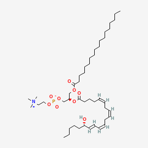 Chemical structure of 1-Stearoyl-2-15(S)-HETE-sn-glycero-3-PC