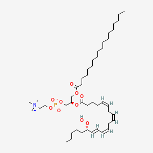 Chemical structure of 1-Stearoyl-2-15(S)-HpETE-sn-glycero-3-PC