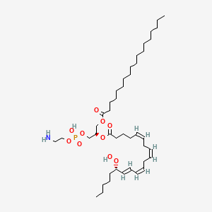 Chemical structure of 1-Stearoyl-2-15(S)-HpETE-sn-glycero-3-PE