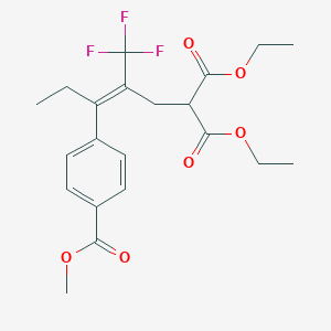 Chemical structure of 2,3-dinor Fluprostenol