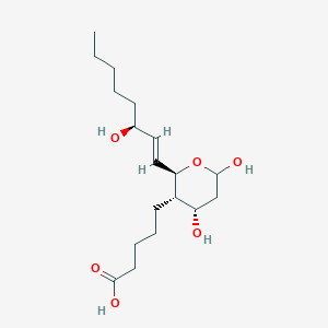 Chemical structure of 2,3-dinor Thromboxane B1