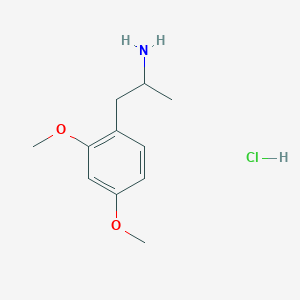 Chemical structure of 2,4-DMA (hydrochloride)