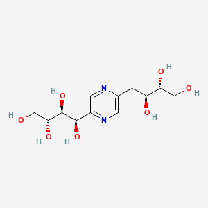 Chemical structure of 2,5-Deoxyfructosazine (hydrochloride)