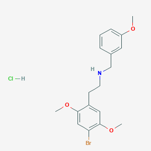 Chemical structure of 25B-NB3OMe (hydrochloride)