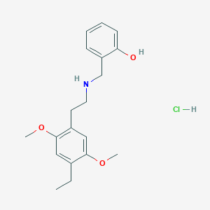 Chemical structure of 25E-NBOH (hydrochloride)
