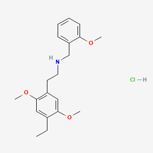 Chemical structure of 25E-Nbome hydrochloride