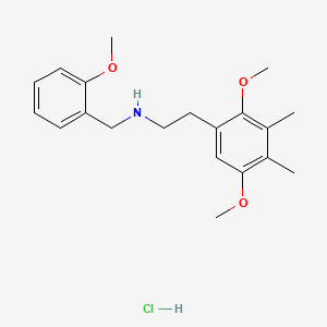 Chemical structure of 25G-NBOMe (hydrochloride)