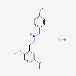 Chemical structure of 25H-NB4OMe (hydrochloride)