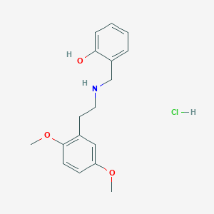 Chemical structure of 25H-NBOH (hydrochloride)
