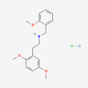 Chemical structure of 25H-NBOMe (hydrochloride)