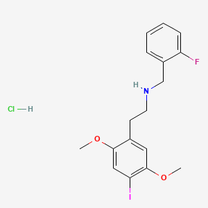 Chemical structure of 25I-NBF (hydrochloride)