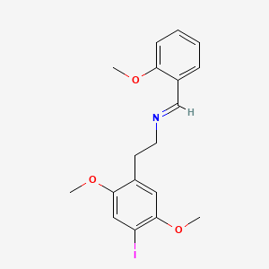 Chemical structure of 25I-NBOMe imine analog