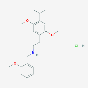 Chemical structure of 25iP-NBOMe Hydrochloride