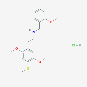 Chemical structure of 25T2-NBOMe (hydrochloride)