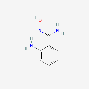 Chemical structure of 2-Aminobenzamidoxime