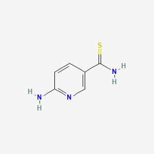 Chemical structure of 2-amino Pyridyl-5-thioamide