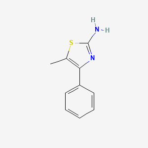 Chemical structure of 2-Amino-4-phenyl-5-methylthiazole