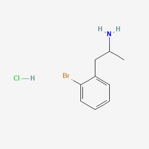 Chemical structure of 2-Bromoamphetamine (hydrochloride)