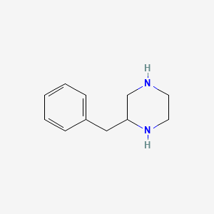 Chemical structure of 2-BZP