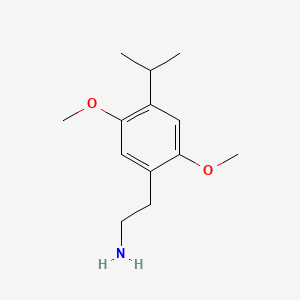 Chemical structure of 2C-iP (hydrochloride)