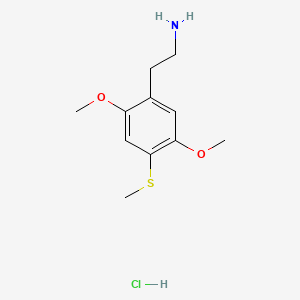 Chemical structure of 2C-T (hydrochloride)